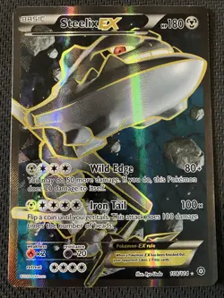 Steelix EX 108/114 Full Art XY Steam Siege Pokemon TCG - Image 1