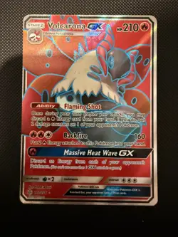 Pokemon Sun & Moon Full Art - Cosmic Eclipse 213/236 Volcarona GX - Image 1