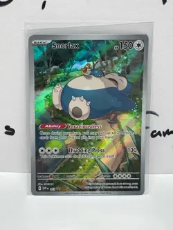 Pokemon TCG Snorlax SVP051 Scarlet & Violet 151 ETB Full Art Promo - NM - Image 1