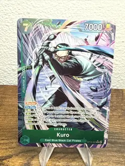 Kuro (Alt Art) One Piece • Adventure on Kami's Island R• OP15-025 NM - Image 1