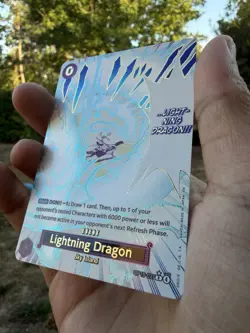 One Piece CCG Lightning Dragon OP15-077 Event Rare Foil New EN - Image 3