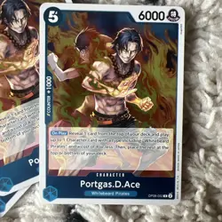 3x One Piece Card Game Portgas D Ace OP08-052 English - Image 2