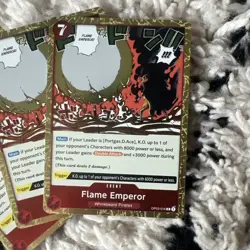 3x OP03-016 Flame Emperor :: Rare One Piece TCG Card OP03: Pillars of Strength - Image 1
