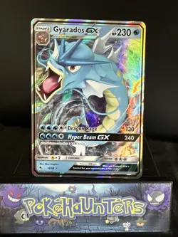 Pokemon Card Gyarados GX 16/68 Hidden Fates Half Art Near Mint - Image 1