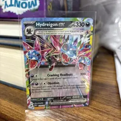 Hydreigon EX 119/191 Double Rare Pokemon TCG Sv08 Surging Sparks NM, Rare Card - Image 1