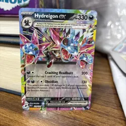 Hydreigon EX 119/191 Double Rare Pokemon TCG Sv08 Surging Sparks NM, Rare Card - Image 2