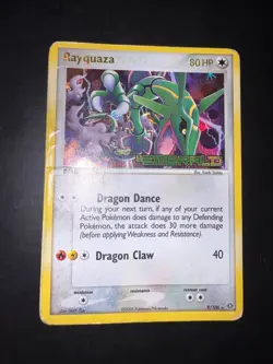 2005 Pokemon Ex Emerald #9 Rayquaza Reverse Foil ENG - Image 1