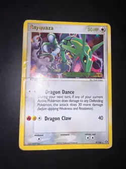 2005 Pokemon Ex Emerald #9 Rayquaza Reverse Foil ENG - Image 2