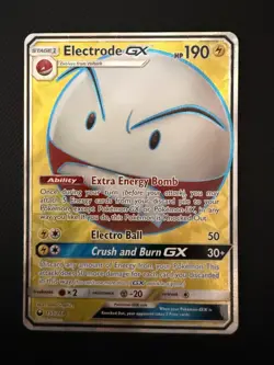 Pokemon Sun & Moon Full Art - Celestial Storm 155/168 Electrode GX - Image 1