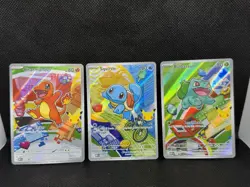 Pokemon First Partner Illustration Collection Series 1 - Kanto (Gen 1) Set NM - Image 1