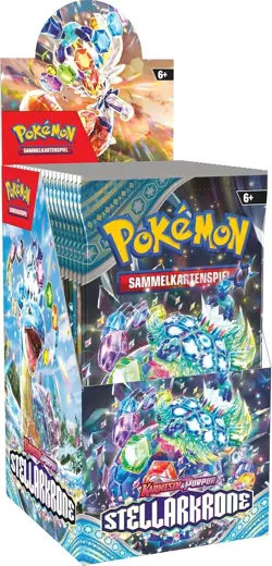 Pokemon Trading Card Game Booster Pack Display Box Crimson /Purple Stellar Crown - Image 1