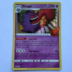 Pokemon TCG Gengar Holo Trick or Trade BOOster Bundle 057/198 NM - Image 1