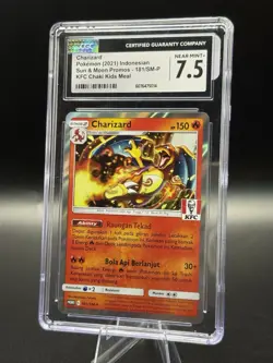 NM Charizard 181/SM-P | Pokemon KFC Stamped Promo Indonesian [US Seller] - Image 1