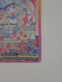 2025 Pokemon Prismatic Evolutions Sylveon ex Special Illustration Rare 156/131 - Image 4