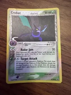 Crobat 2/113 Reverse Holo Rare Pokemon EX Delta Species 2005 Pokemon TCG - Image 1