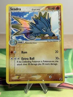 Seadra 37/101 Delta Species Ex Dragon Frontiers Stamped Reverse Holo Pokemon - Image 1