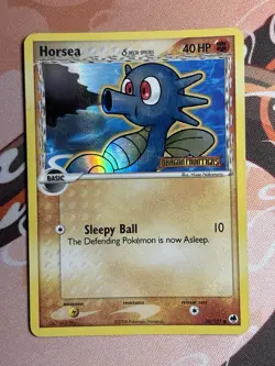 Horsea 50/101 EX Dragon Frontiers Stamped Reverse Holo Pokemon Delta Species TCG - Image 2