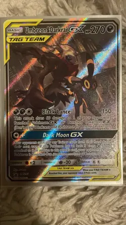 The Pokemon Company Umbreon and Darkrai Gx TagTeam Holo Rare EN - Image 1
