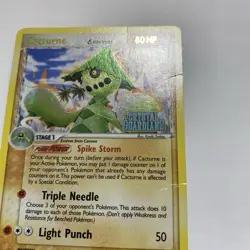 Cacturne 15/100 Delta Species EX Crystal Guardians Reverse Holo Rare Pokemon MP - Image 4