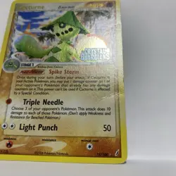 Cacturne 15/100 Delta Species EX Crystal Guardians Reverse Holo Rare Pokemon MP - Image 5