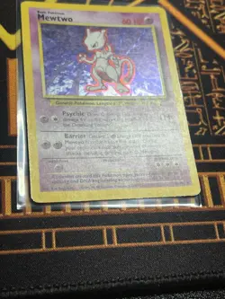 Mewtwo 10/102 Pokemon TCG 1999 Base Set Holo Unlimited Rare MP - Image 3