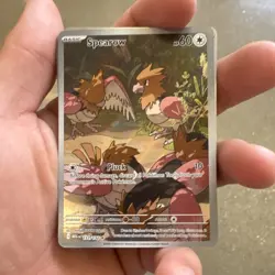 Pokemon Spearow 151/132 Me01 Illustration Rare Holo Full Art Basic 60 HP - Image 1