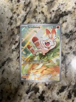 Scorbunny Illustration 225/217 Ascended Heroes Near Mint Or Better Pokemon TCG - Image 1