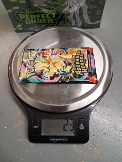 23g VERY HEAVY Pokemon TCG Ascended Heroes Booster Pack Factory Sealed USA - Image 1