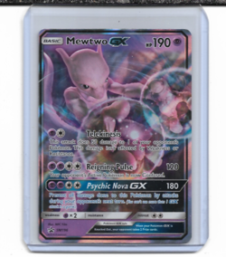Pokemon Mewtwo GX Promo SM196 NM - Image 1