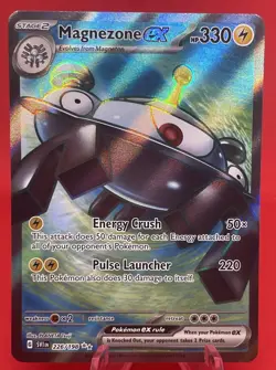 Pokemon TCG Magnezone EX Scarlet & Violet Base Set Holo Ultra Rare 226/198 - Image 1