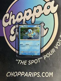 Pokemon 151 Squirtle Black Star Promo Cosmos Holo #048 - Image 1