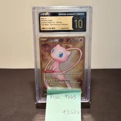 CGC PRISTINE 10 Mew Ex 205/165 PRISTINE 10 Gold Metal 151 UPC PROMO Pokemon - Image 5