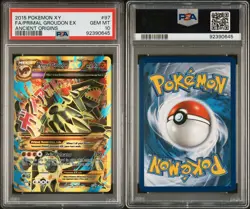 Pokemon Primal Groudon EX XY Ancient Origins Full Art #97 PSA 10 - Image 3