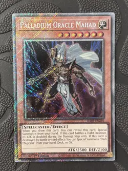 Palladium Oracle Mahad RA03-EN266 Platinum Secret Rare 1st Ed - Image 1