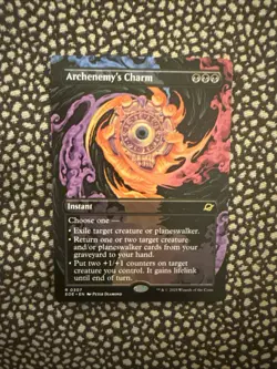 Archenemy's Charm #88 Regular Rare Borderless MTG 2025 Edge of Eternities (EOE) - Image 1