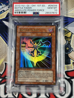Yugioh PSA 10 Battle Fader ABPF-EN006 1st Edition Ultra Rare - Image 2