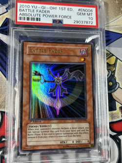 Yugioh PSA 10 Battle Fader ABPF-EN006 1st Edition Ultra Rare - Image 3