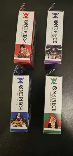 One Piece TCG - 1st Edition-Super Pre-Release Starter Deck set 1-4 sealed in box - Image 4