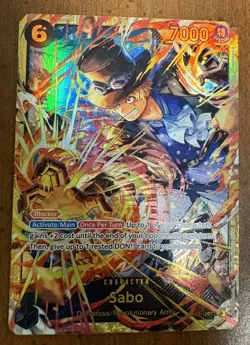 Sabo OP13-120 SEC Carrying On His Will One Piece TCG English - Image 1