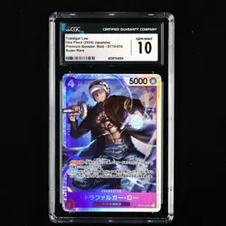 CGC 10 GEM MINT 2024 One Piece JPN Trafalgar Law ST10-010 SR - Image 2