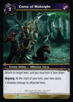 Moderate Play WoW TCG Curse of Midnight Blood of Gladiators World of Warcraft - Image 1