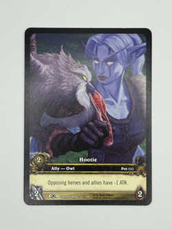World of Warcraft TCG Dark Portal 34/319 Extended Art Hootie - Image 1