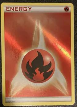 Pokemon TCG Card Fire Flame Energy 2013 Reverse Holo Holofoil Plasma Blast NM - Image 1