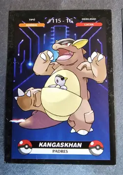 KANGASKHAN - POKEMON KANTO CREALASER RARE TCG CARD - Image 1