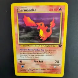 CHARMANDER 50/82 POKEMON CARD (TEAM ROCKET SET) - Image 1