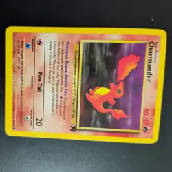 CHARMANDER 50/82 POKEMON CARD (TEAM ROCKET SET) - Image 3