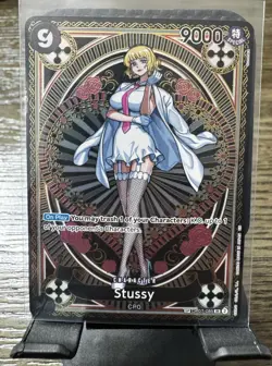 Stussy OP07-085 SR SP Bandai 9000 Power One Piece Card English - Image 1