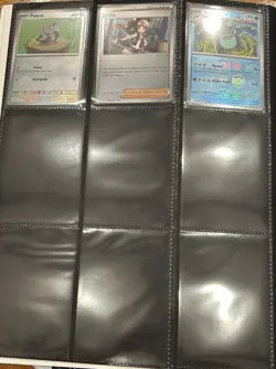 56 total cards Double Rare, Ace Spec, Pokeballs, and Holo Energy with BB binder. - Image 5