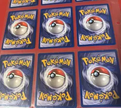 9 Vintage First Edition Pokemon Cards Lot /62 Non Holo 1st Edition - Image 4