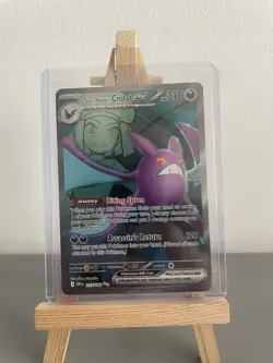Team Rocket's Crobat ex 217/182 Destined Rivals Full Art Rare Pokemon Card NM - Image 1